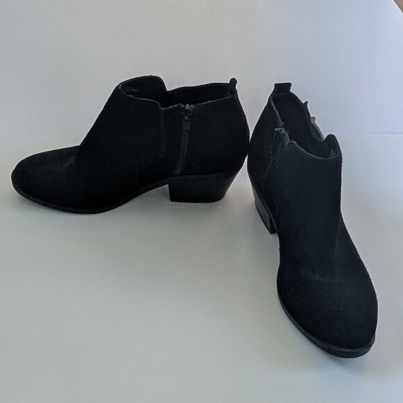 White Mountain Ankle Boot Bootie Black Suede Size 6.5 - Picture 4 of 8